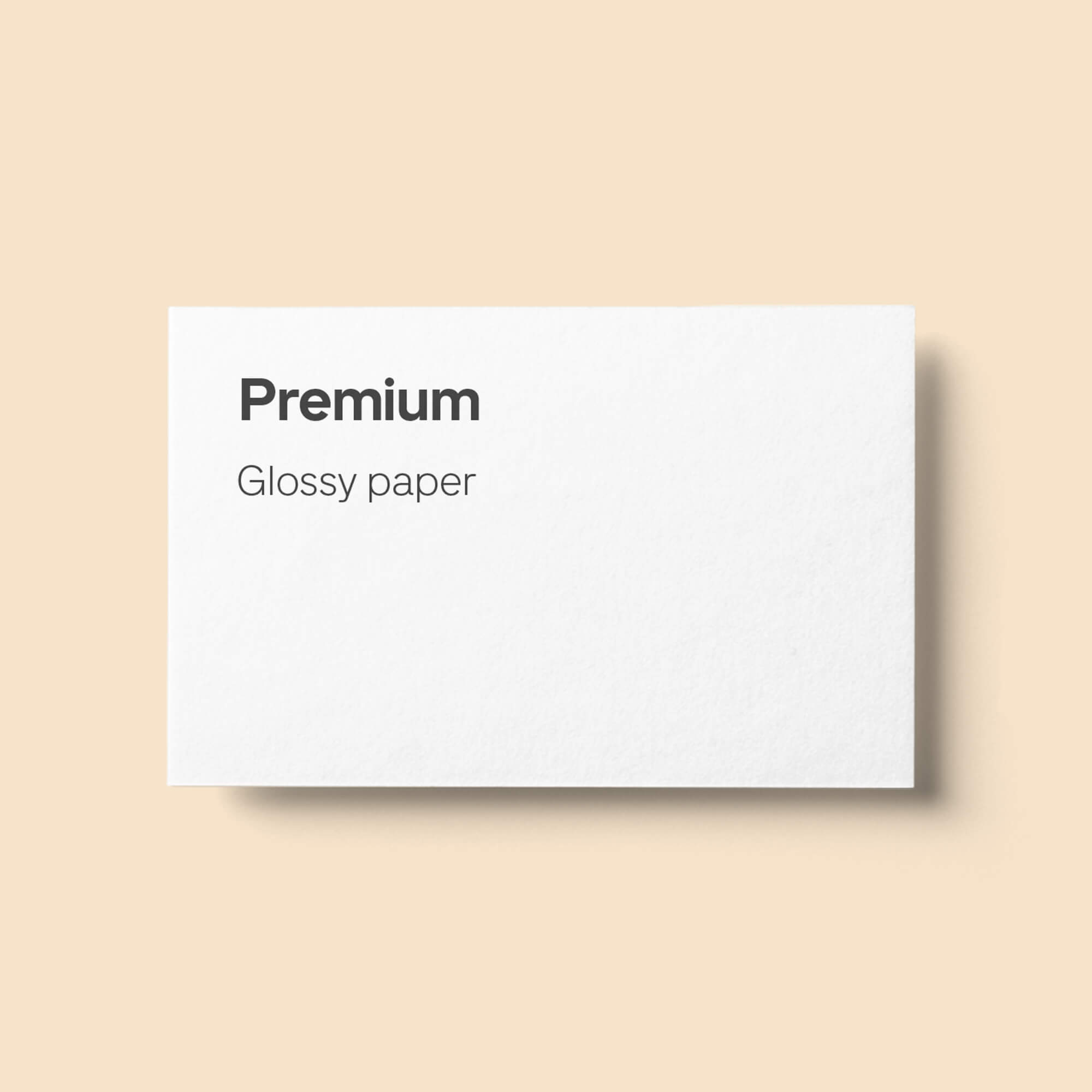 Premium glossy paper