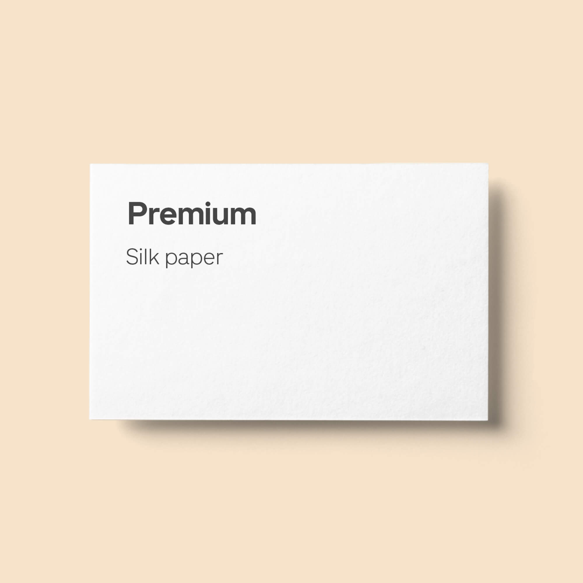 Premium silk paper