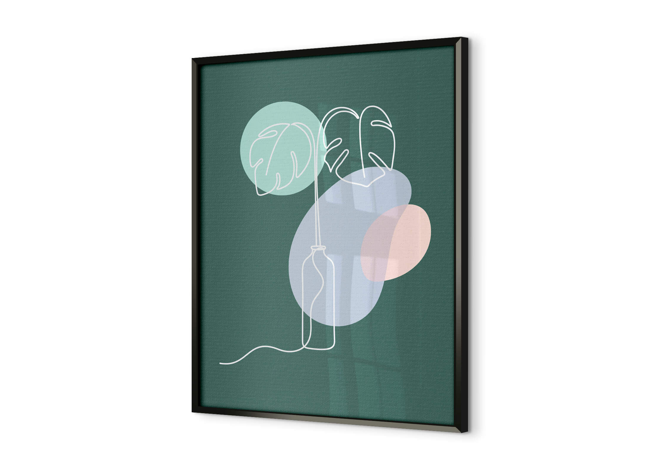 Classic Semi-Glossy Paper Metal Framed Poster