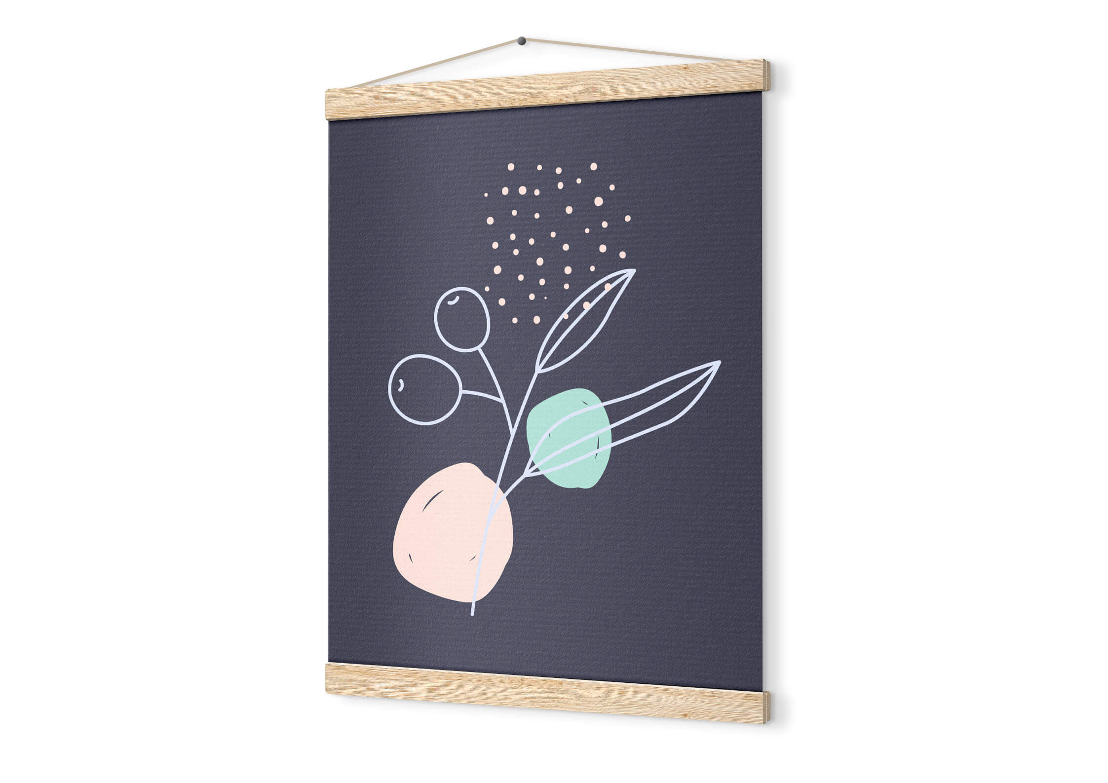 Premium Semi-Glossy Paper Poster with Hanger