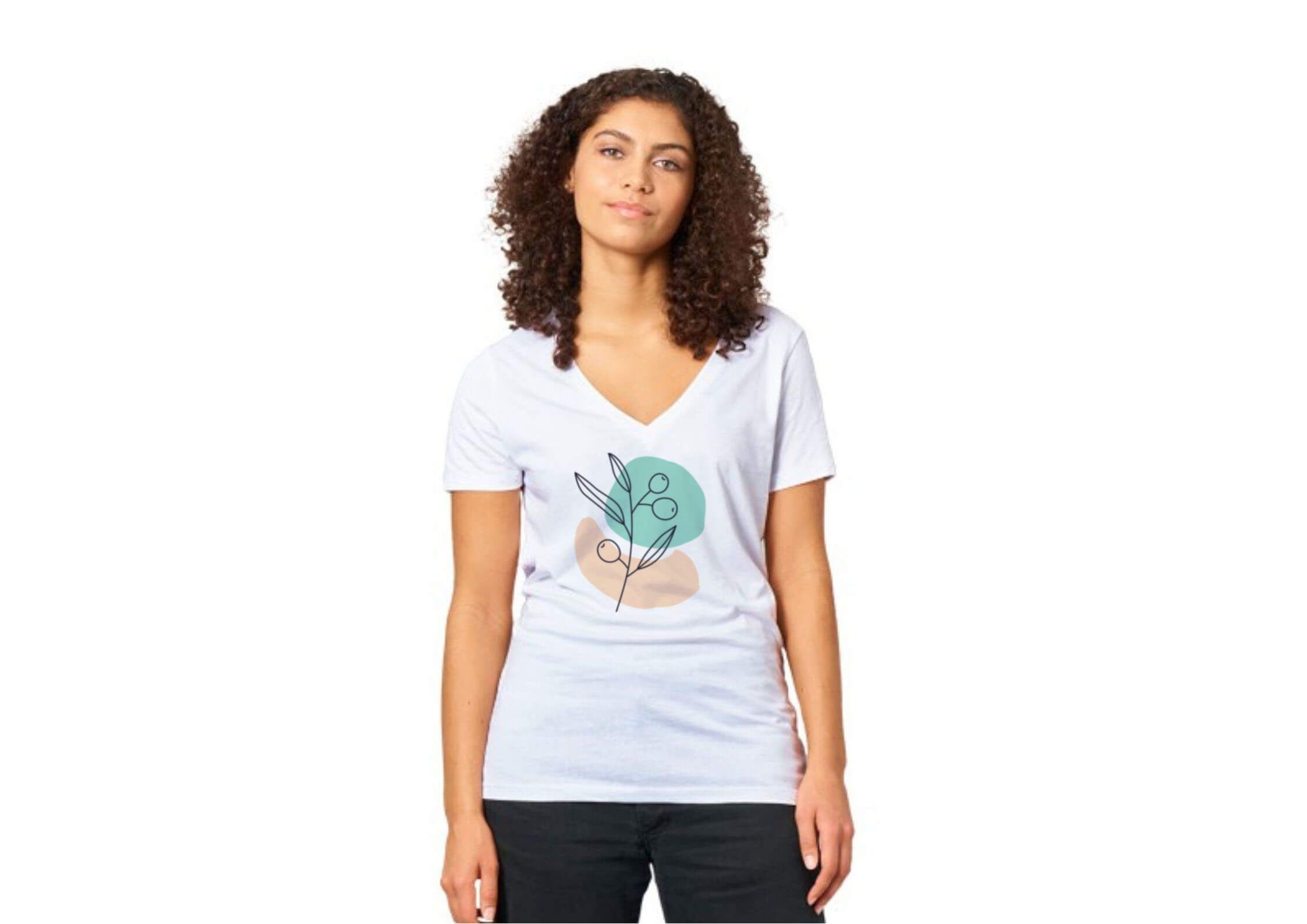 Premium Womens V-Neck T-shirt